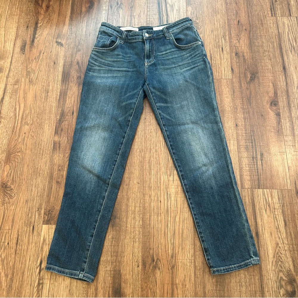 Pilcro and The Letterpress Jeans Womens EM 26 Blue Stretch Denim High Rise Adult